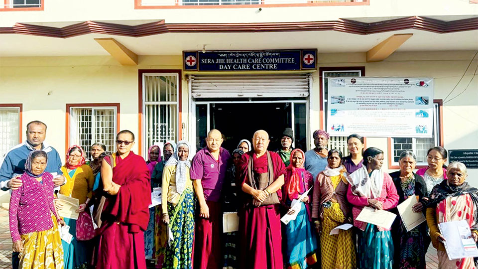 Free health check-up camp at Bylakuppe