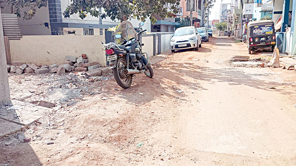 Dusty roads add to residents’ woes