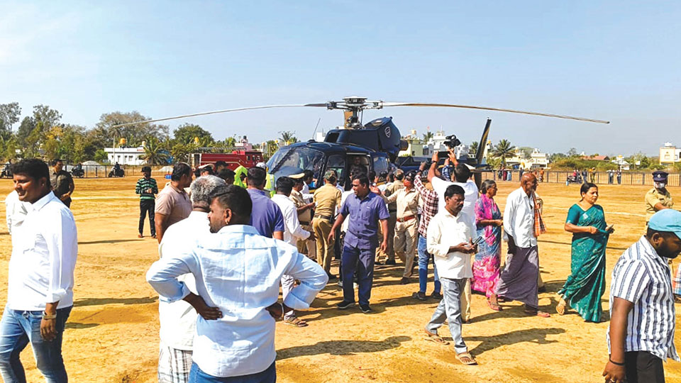 Heli ride to attract visitors for Budanur Utsav in Mandya