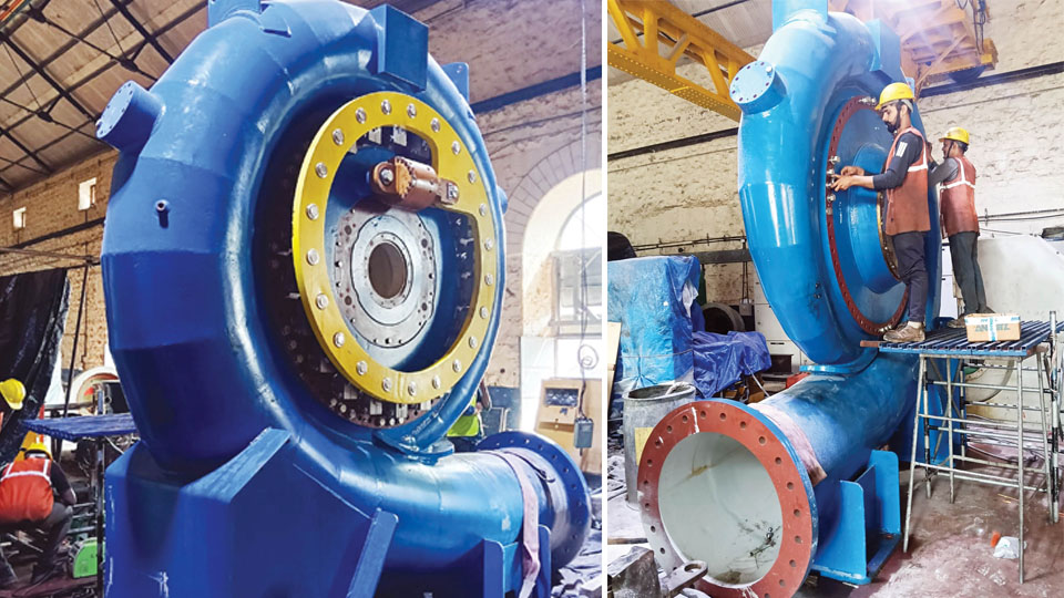 Turbine overhaul at Shivanasamudra