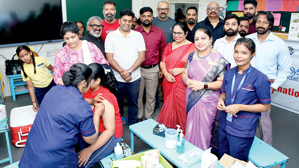 Free HPV vaccination for girl students