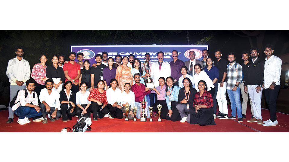 Winners of Management & Technical Fest CREO