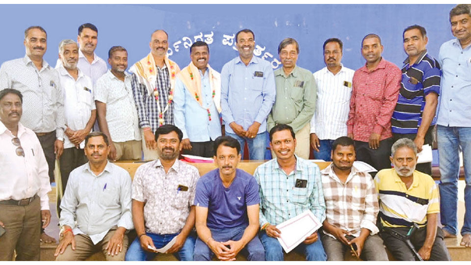 Elected to Chamarajanagar Journalists Housing Co-operative Society