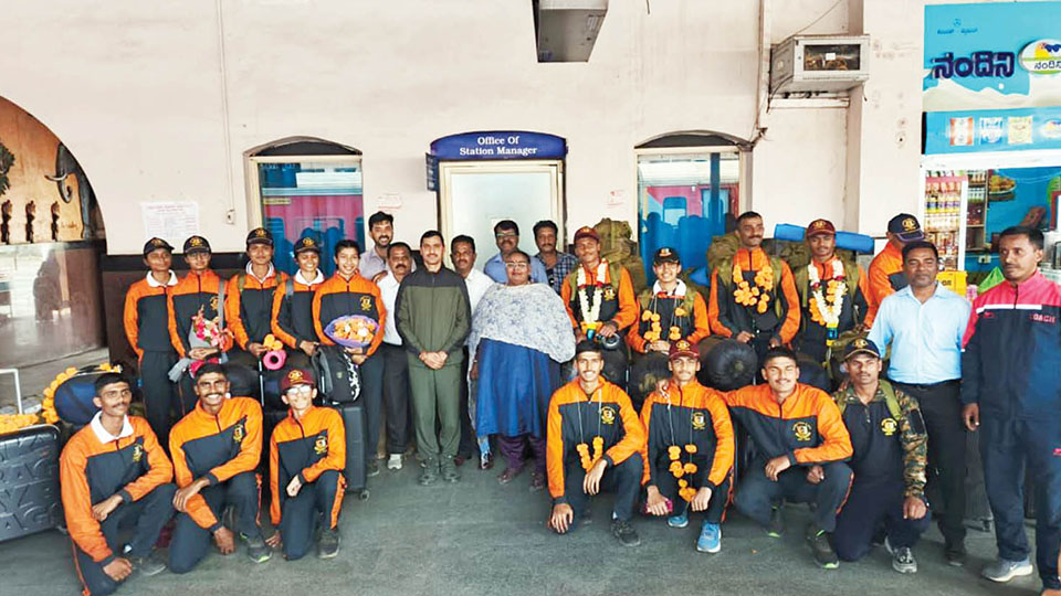 Banner Victory twice in a row by Mysuru NCC Group