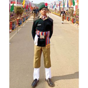 City NCC cadet at R-Day Parade