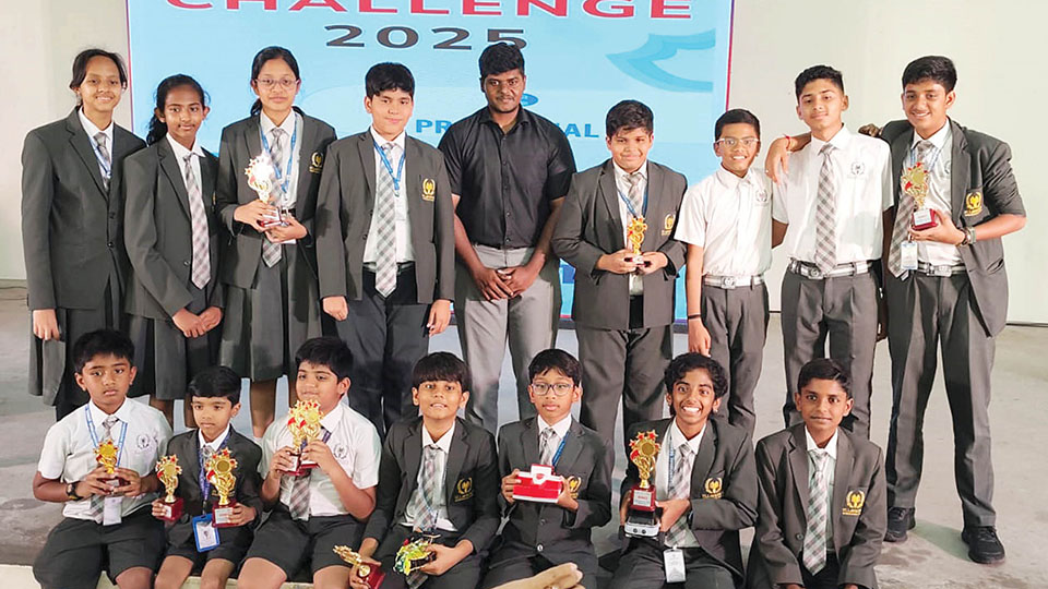 St. Lawrence International School shines at South India-level Staark Robotics competition