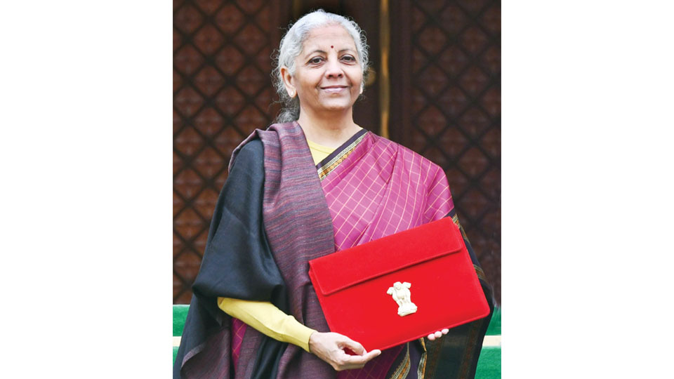 Nirmala Sitharaman presents Union Budget