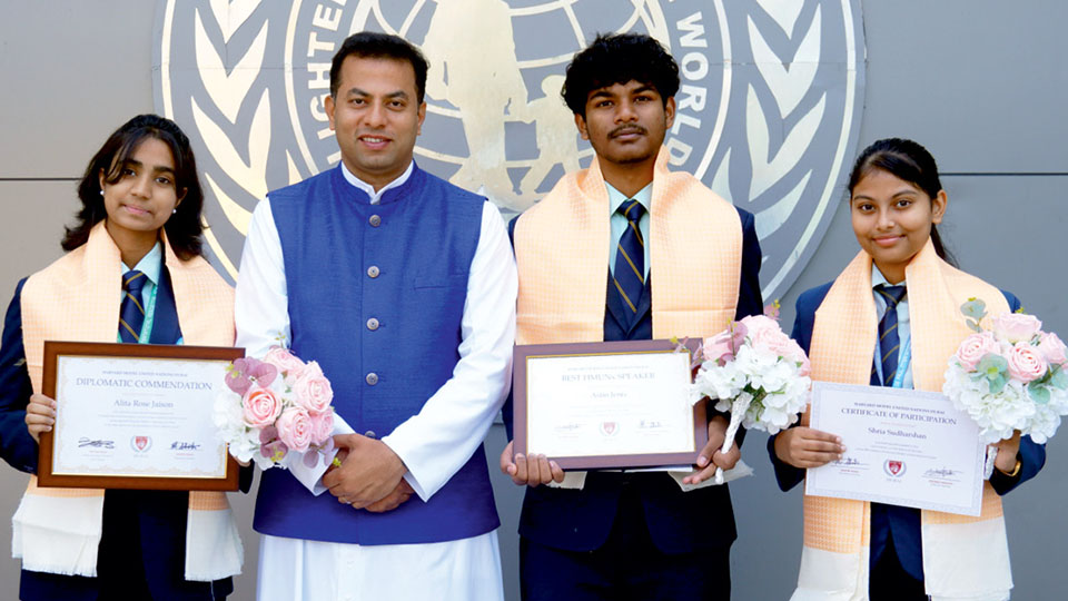 Mysuru students bag accolades in Dubai