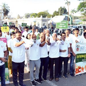 Walkathon to promote millets