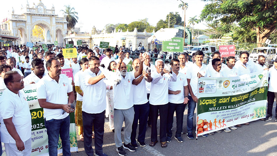 Walkathon to promote millets