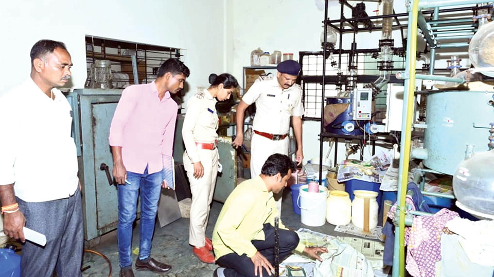 Echo of NCB raids on Hebbal Drug Lab: Chemical units under lens; Police complete 80% checks