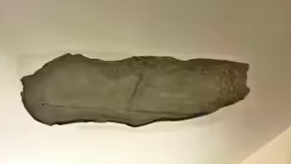 Teacher sustains serious head injuries after part of ceiling falls