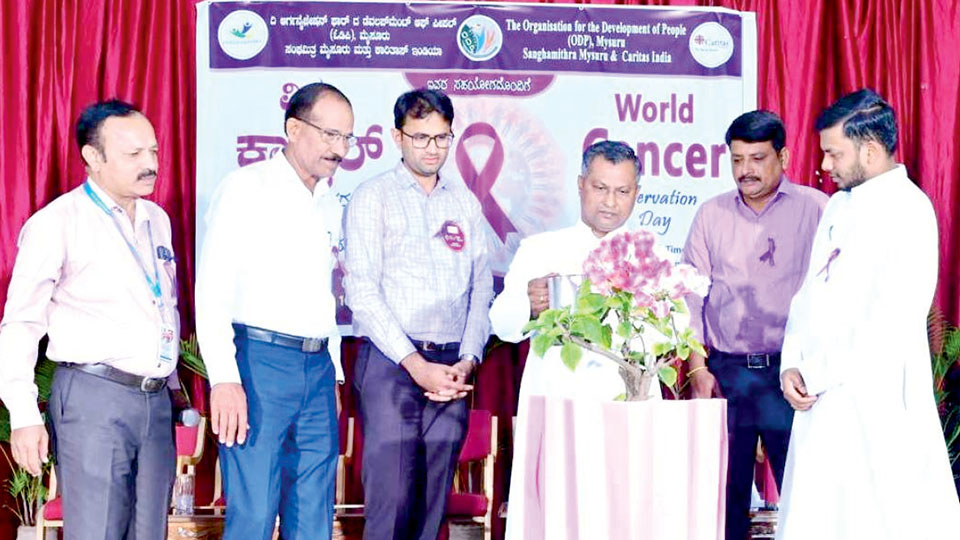 Financial aid distributed to cancer patients