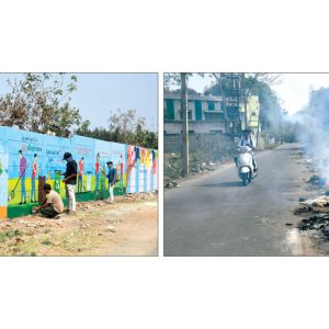 What tourists see...   ...What Mysureans suffer