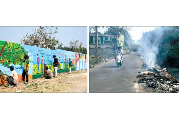 What tourists see...   ...What Mysureans suffer