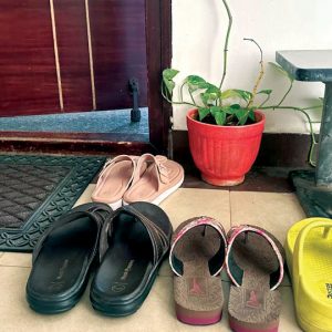 Shoes Inside or Outside ?