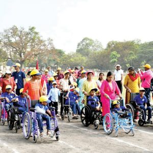 Sports Meet held for differently abled children