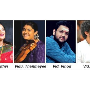 Karnatak classical vocal concert on Mar. 24