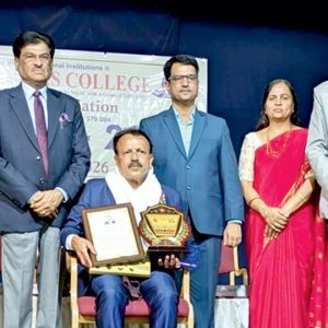 Veteran athlete felicitated