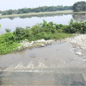 Rs. 50 lakh UGD work fails, sewage enters Hebbal Lake