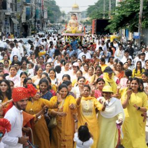 Colourful procession marks Mahaveer Jayanti in city
