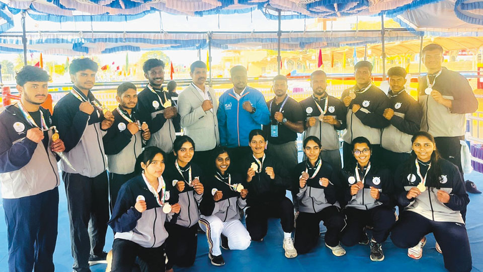 UoM shines at Karnataka State Games Boxing Championship