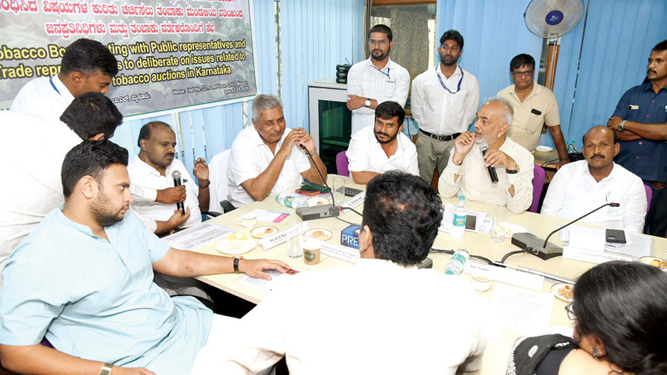 Union Minister HDK chairs Tobacco Board meeting
