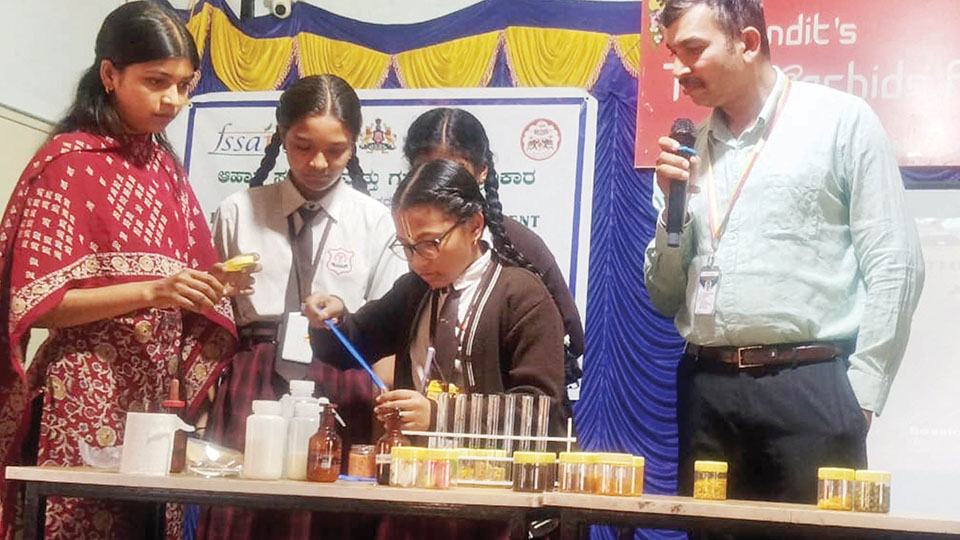 Food safety and adulteration awareness at Orchids School