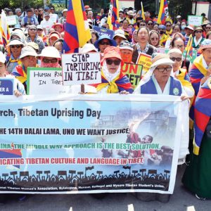 Tibetans observe National Uprising Day