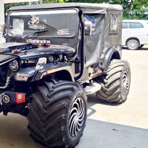 Modified SUV, 2 school buses seized