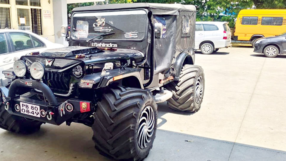 Modified SUV, 2 school buses seized