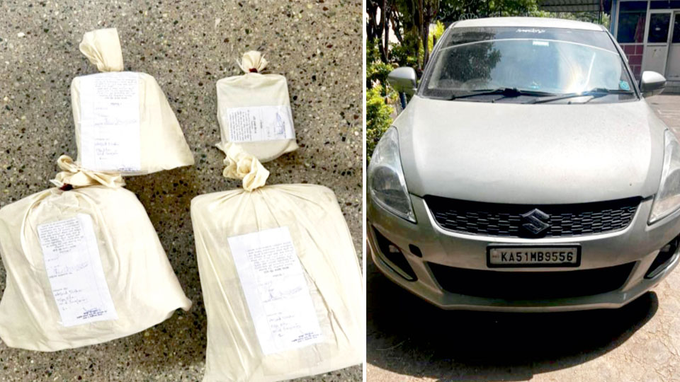 City Police intensify ‘Vimukthi’ campaign: 5.3 kg ganja worth Rs. 8.65 lakh seized