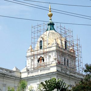 Old DC Office dome being restored at Rs. 1 crore