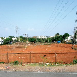 Yet again... Food stalls coming up under high-tension wire