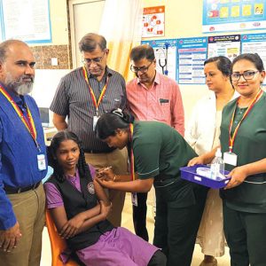 HPV vaccination drive launched at Tulsidas Hospital