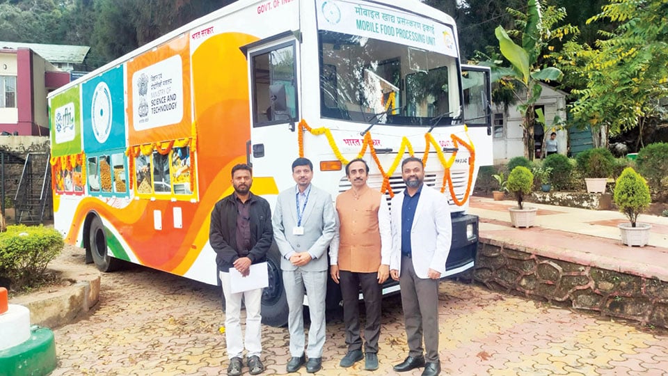 CSIR-CFTRI develops Mobile Processing Unit for Northeast Region