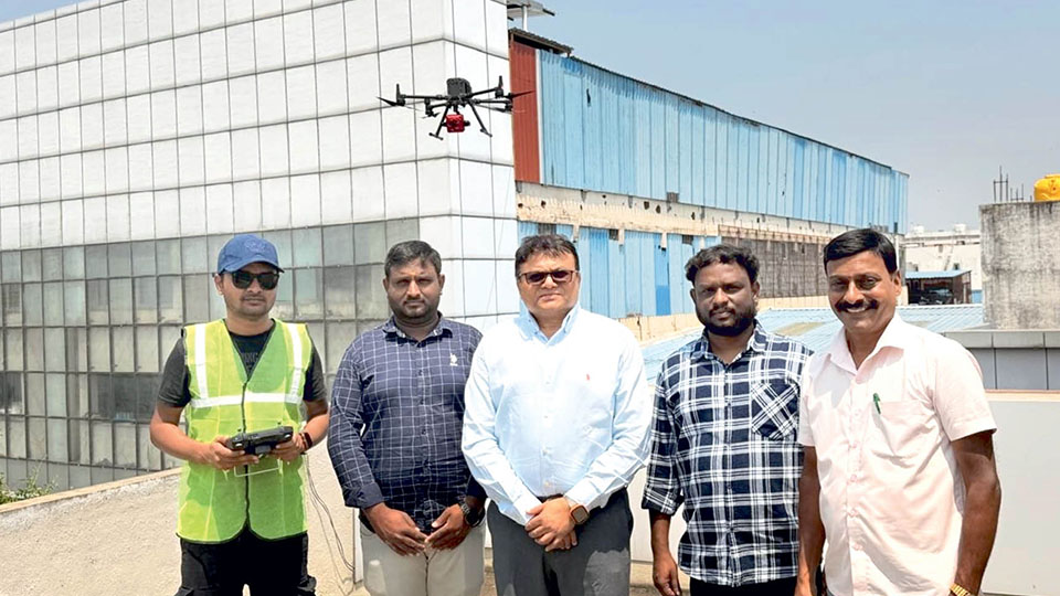 Drone survey begins to digitally map city properties