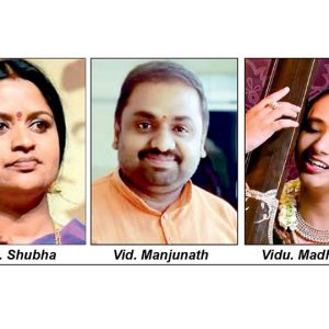 JC Wadiyar and Muthuswamy Dikshitar memorial programmes