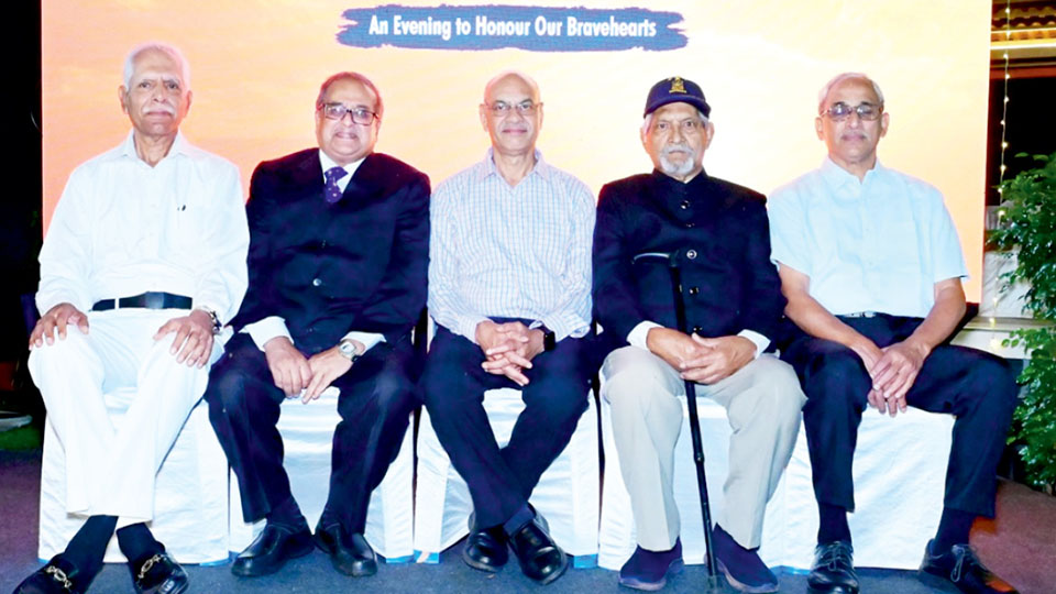 Lions Club of Mysore West fetes Armed Forces personnel