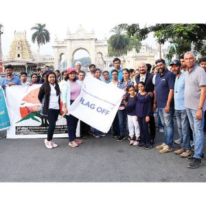 Autism awareness walkathon held