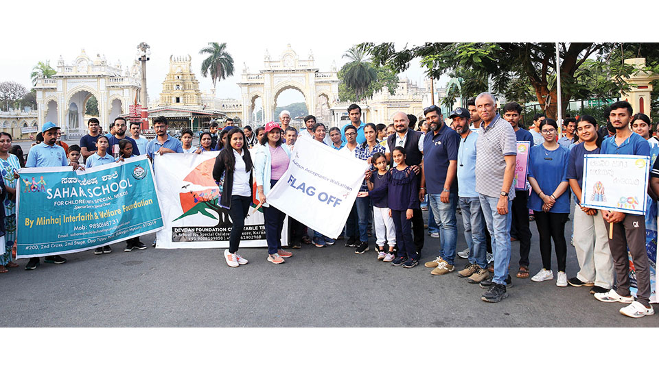 Autism awareness walkathon held