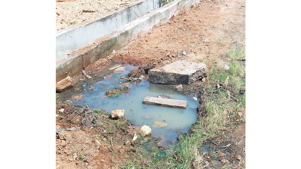 Drainage problem in Rajivnagar 3rd Stage