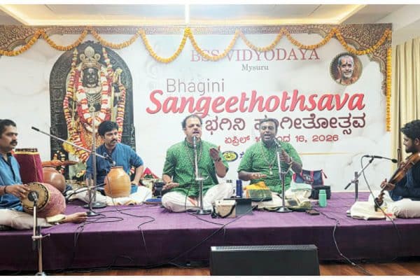 Duets delight music-lovers at Bhagini Sangeethothsava