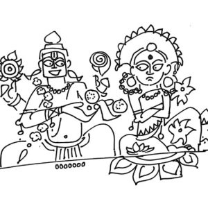 Quarrelling Hindu Gods