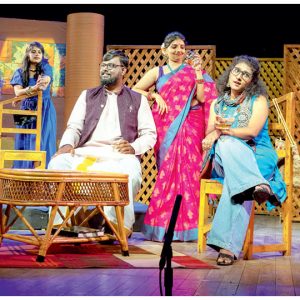 Kannada play ‘Party’ staged at Kirurangamandira