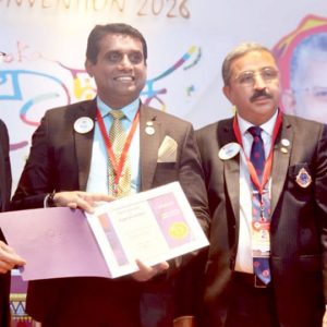 Lions’ Certificate of Appreciation