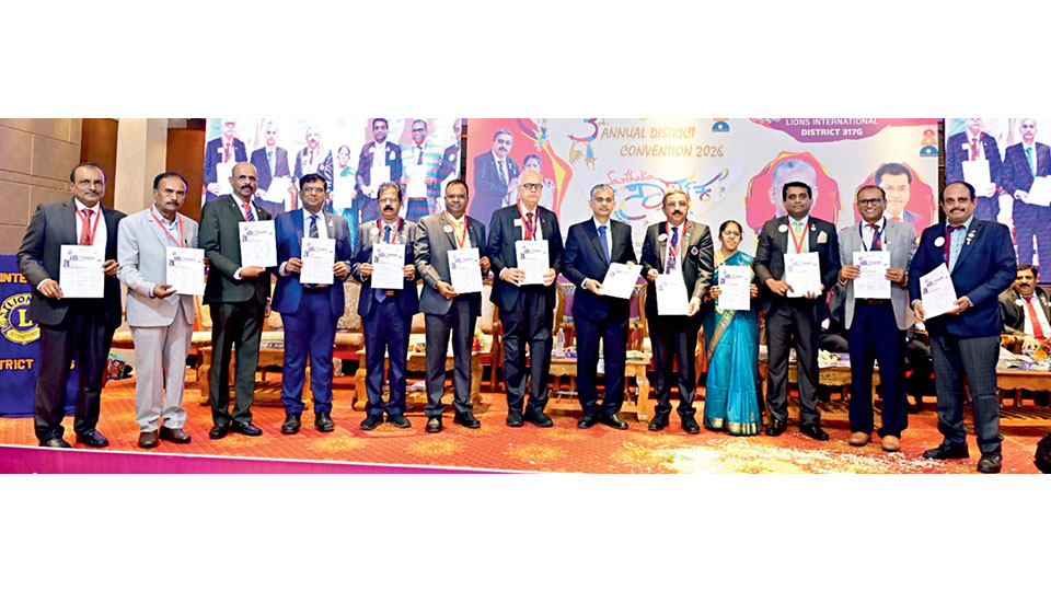 Lions newsletter released at Convention