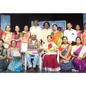 Disciples felicitate Natyacharya Prof. K. Ramamurthy Rao