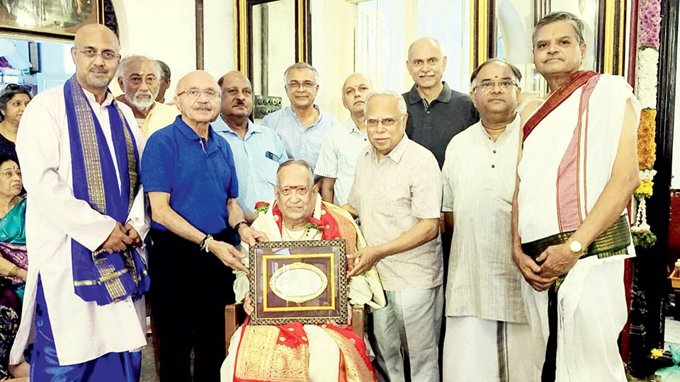 ‘Bidaram Krishna Gaana Prashasti-2026’ conferred on Prof. R. Visweswaran