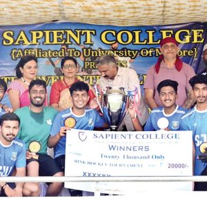 Sapient College hosts State-level Hockey Tournament: St. Joseph's University reigns supreme